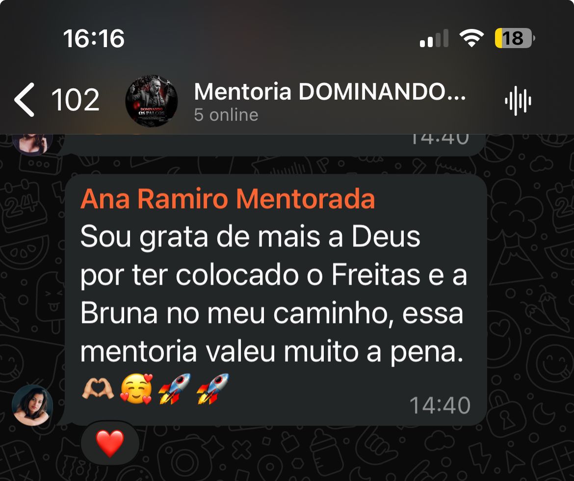 Pessoa fechando venda após palestra